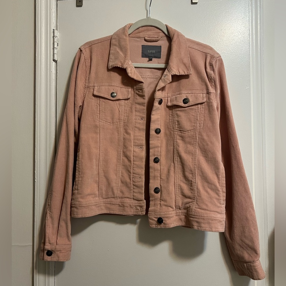 Dusty pink corduroy jacket